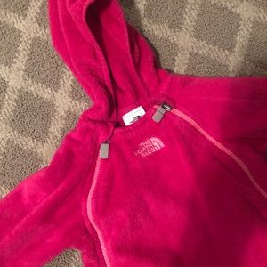 North Face fleece bodysuit
